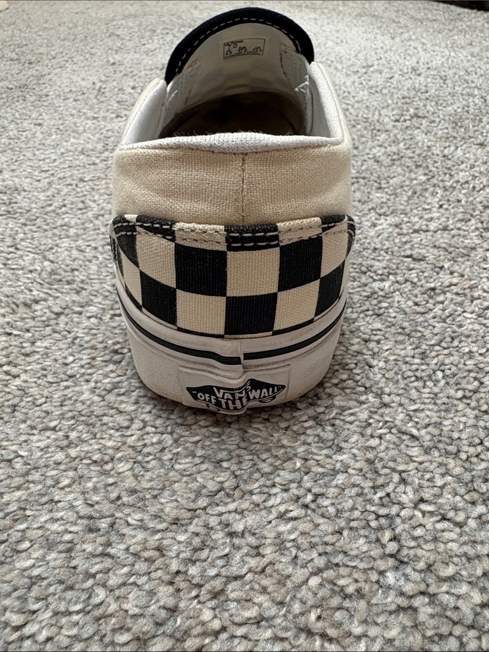 Vans Black and White Checkerboard Slip-On - Picture 4 of 11